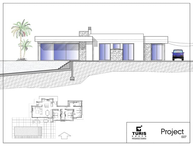 4 soverom Villa til salgs i Calpe / Calp med svømmebasseng garasje - € 950 000 (Ref: 7854280)