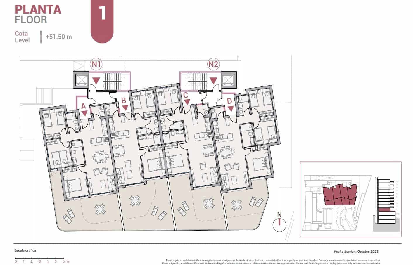 2 sovrum Lägenhet till salu i Calpe / Calp med pool garage - 479 000 € (Ref: 7889039)