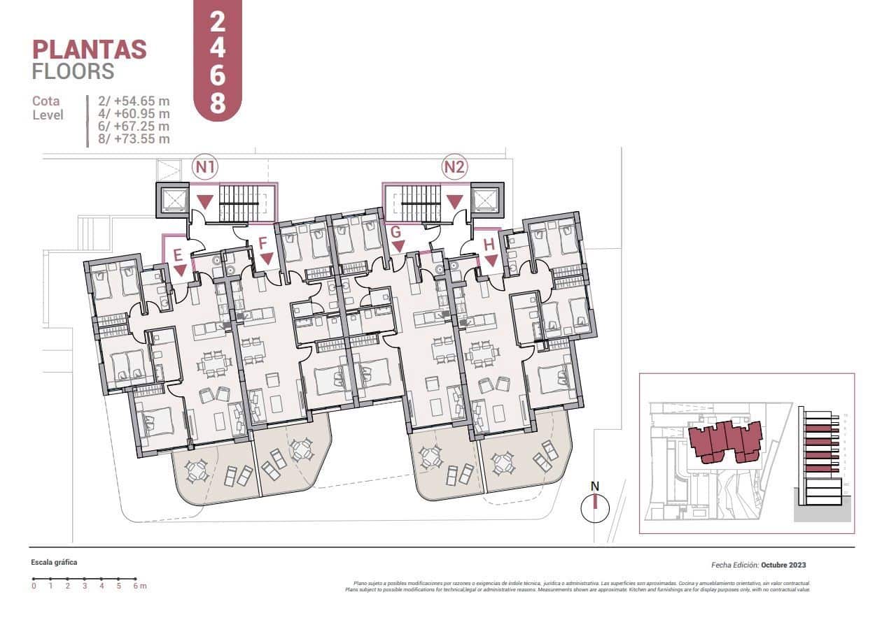 2 sovrum Lägenhet till salu i Calpe / Calp med pool garage - 479 000 € (Ref: 7889039)