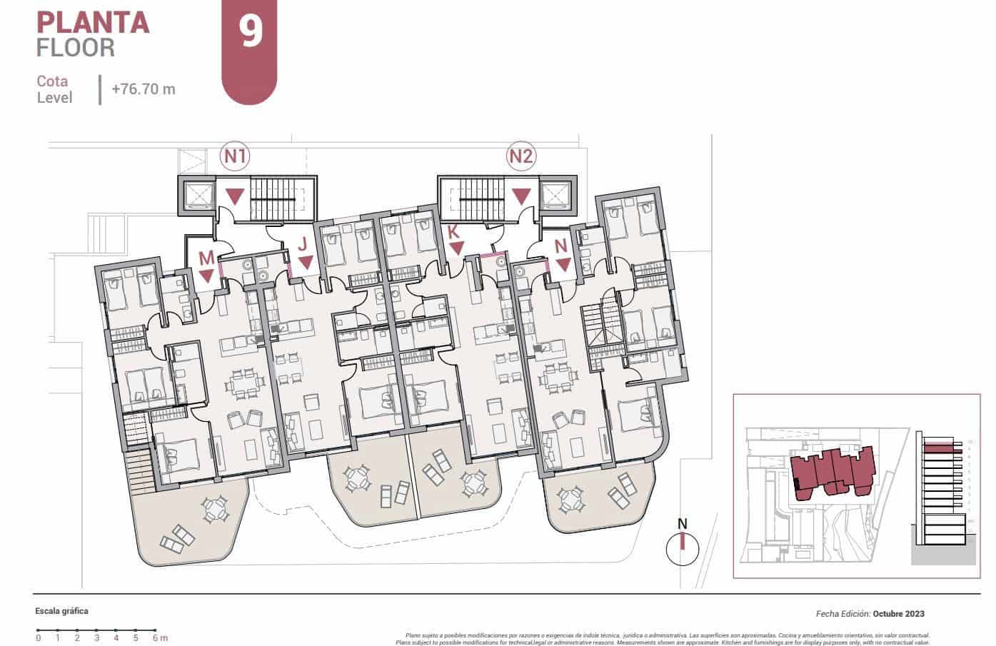 2 sovrum Lägenhet till salu i Calpe / Calp med pool garage - 479 000 € (Ref: 7889039)