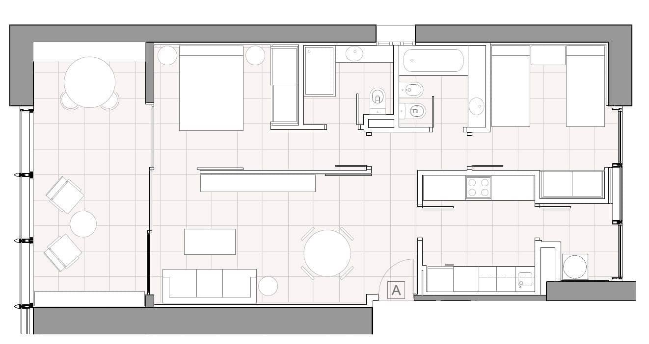 2 soverom Leilighet til salgs i Benidorm med svømmebasseng garasje - € 749 000 (Ref: 9108467)