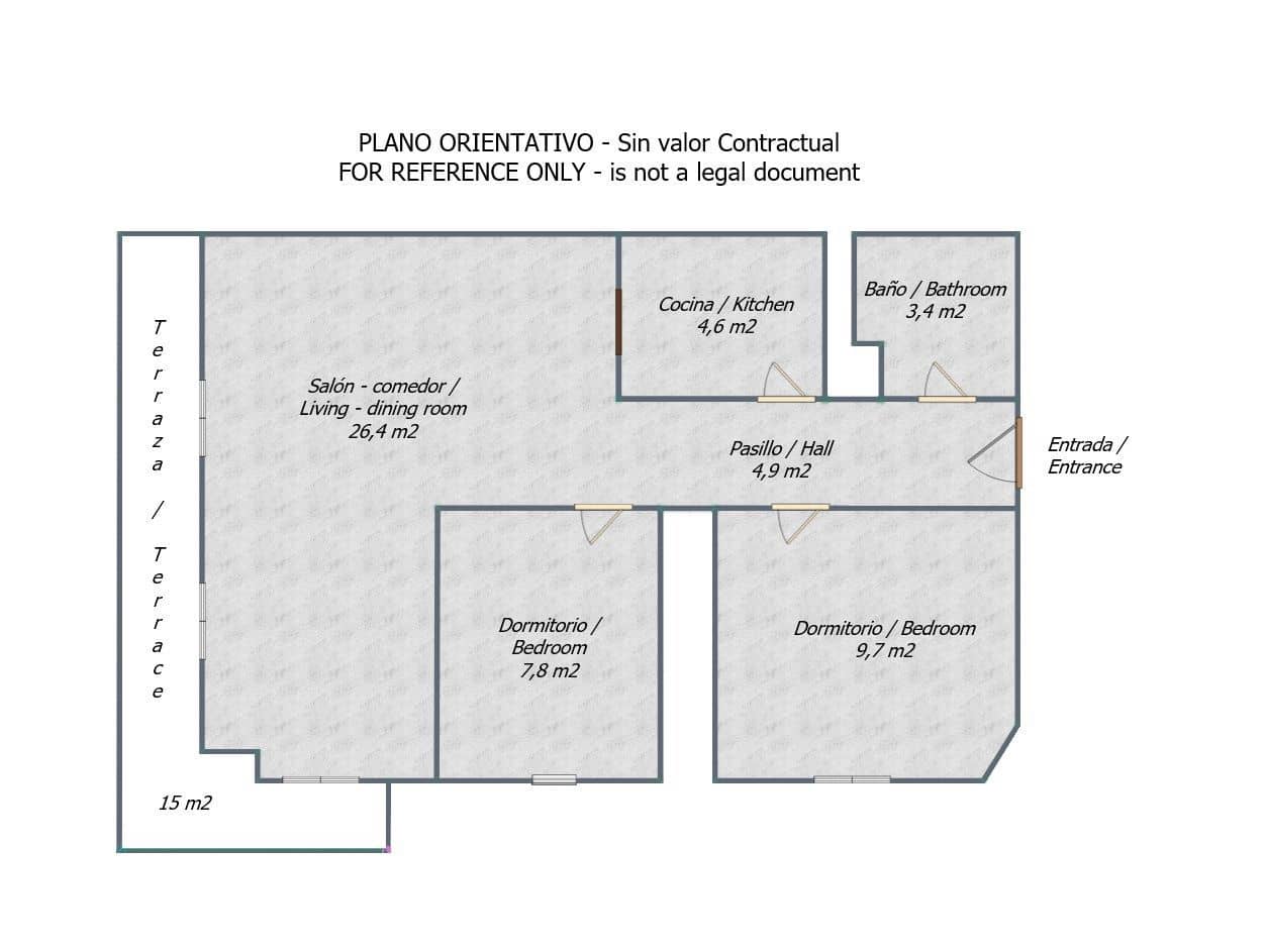 2 soverom Leilighet til salgs i Calpe / Calp med garasje - € 270 000 (Ref: 9200305)