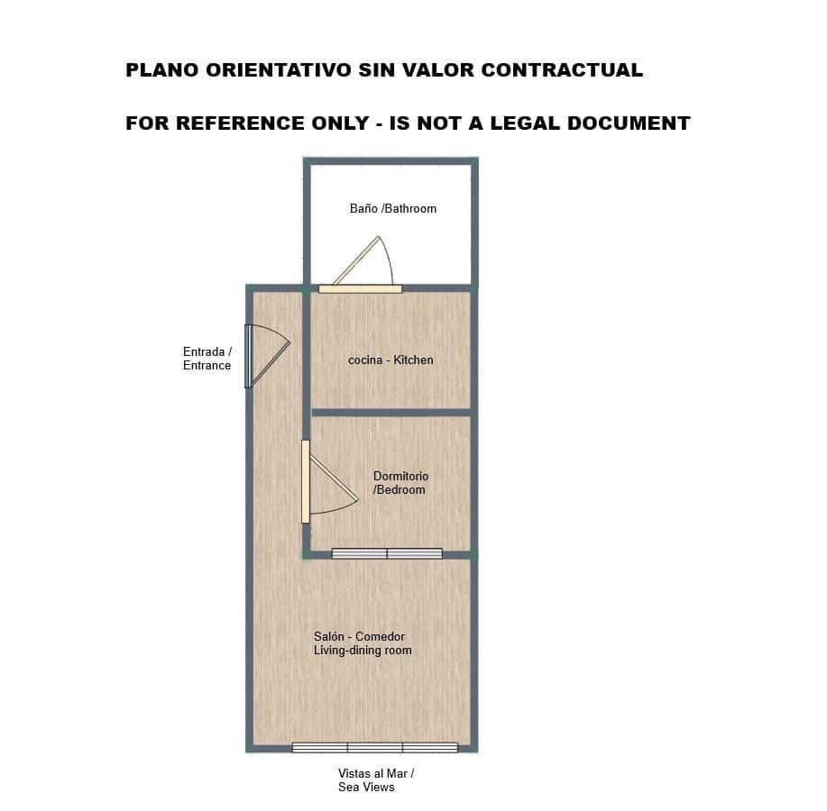Studio till salu i Calpe / Calp med pool - 187 000 € (Ref: 9491117)