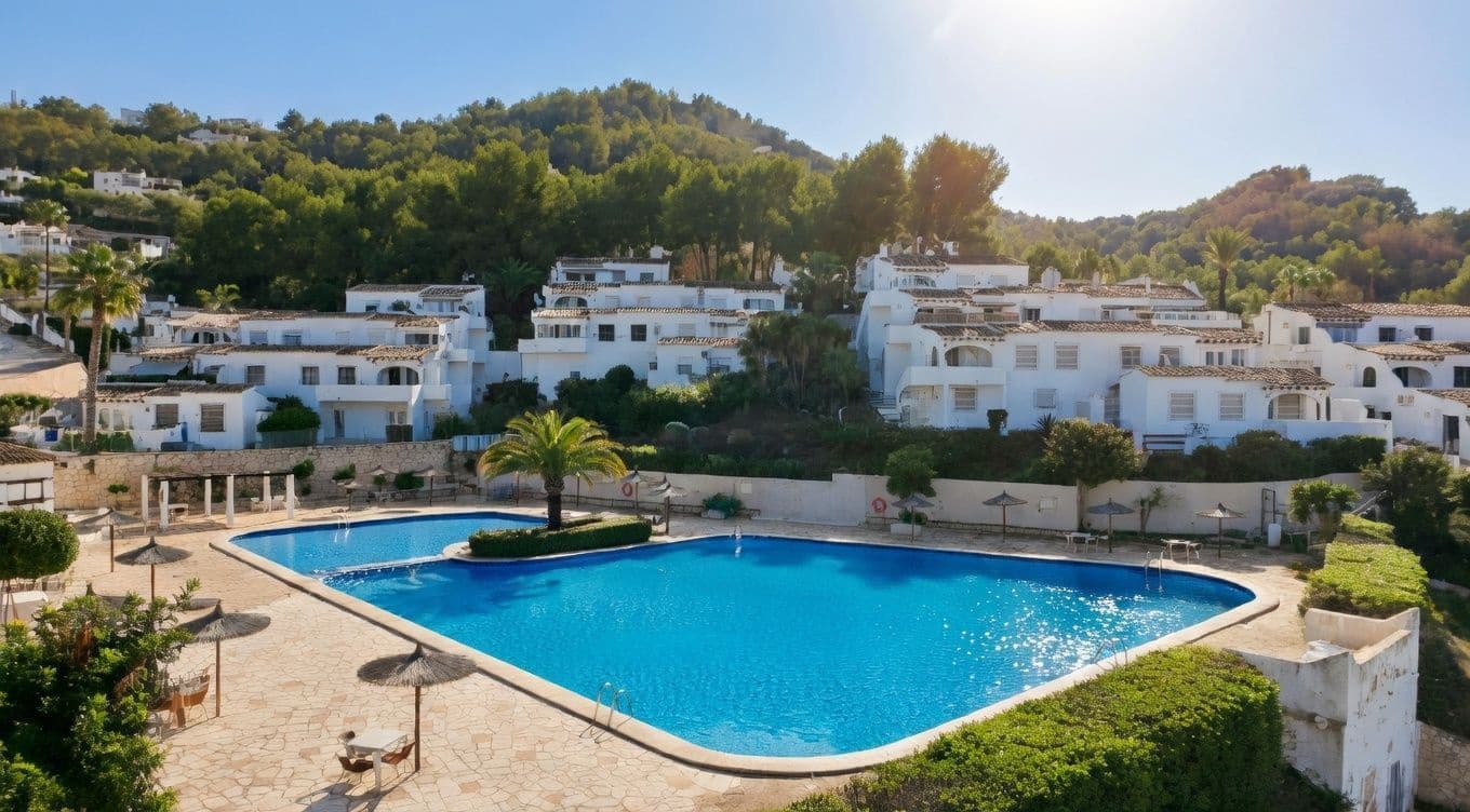 1 camera da letto Villetta Bifamiliare in vendita in Moraira con piscina garage - 210.000 € (Rif: 9682380)