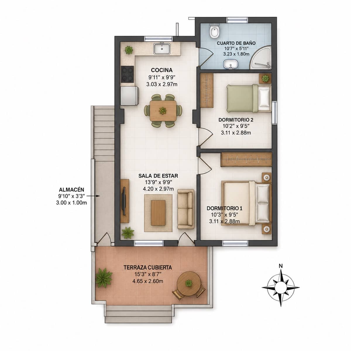 2 sovrum Villa till salu i Calpe / Calp med garage - 349 000 € (Ref: 9907135)