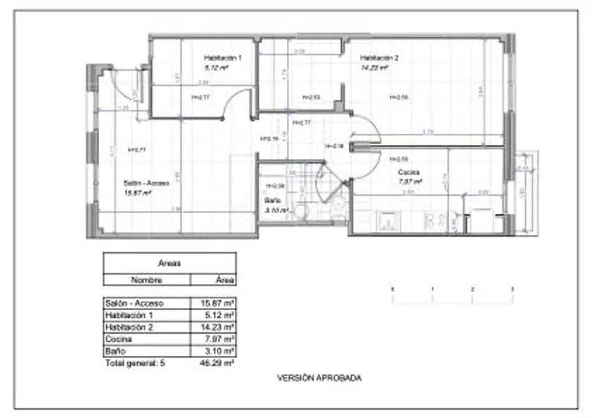 2 soverom Leilighet til salgs i Valencia by - € 135 000 (Ref: 9448620)