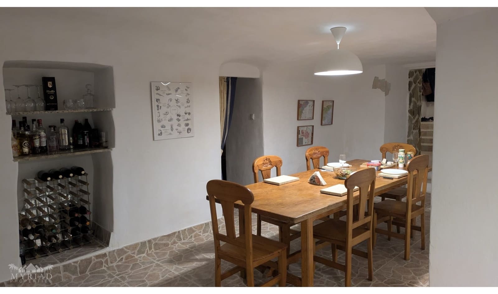 4 bedroom Cave House for sale in L'Alguena / Alguenya with pool - € 120,000 (Ref: 10164236)