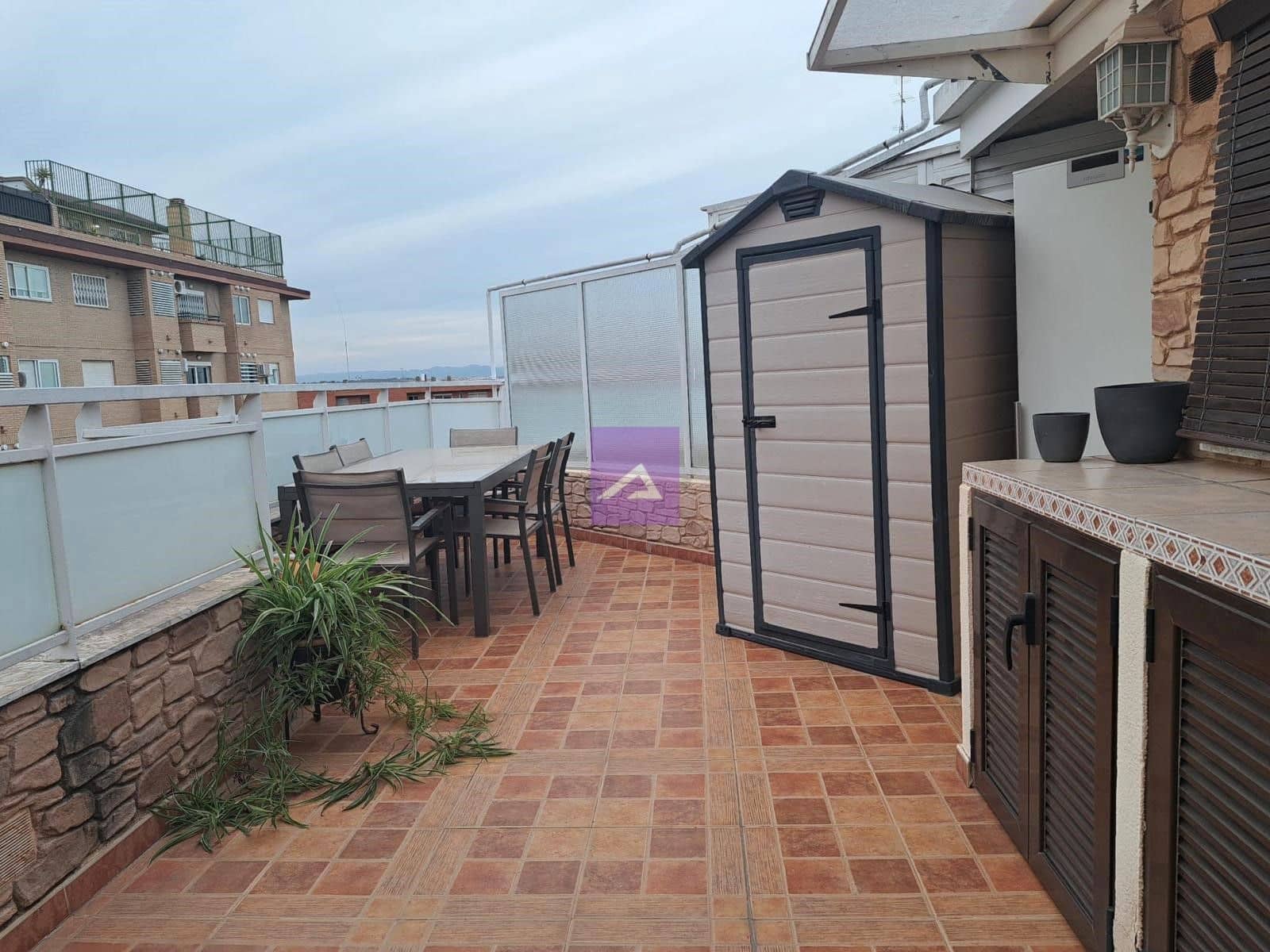 3 sypialnia Penthouse na sprzedaż w Aldaia z garażem - 320 000 € (Ref: 9412432)