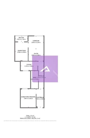 2 soverom Leilighet til salgs i Els Orriols, Valencia by - € 147 000 (Ref: 9412501)