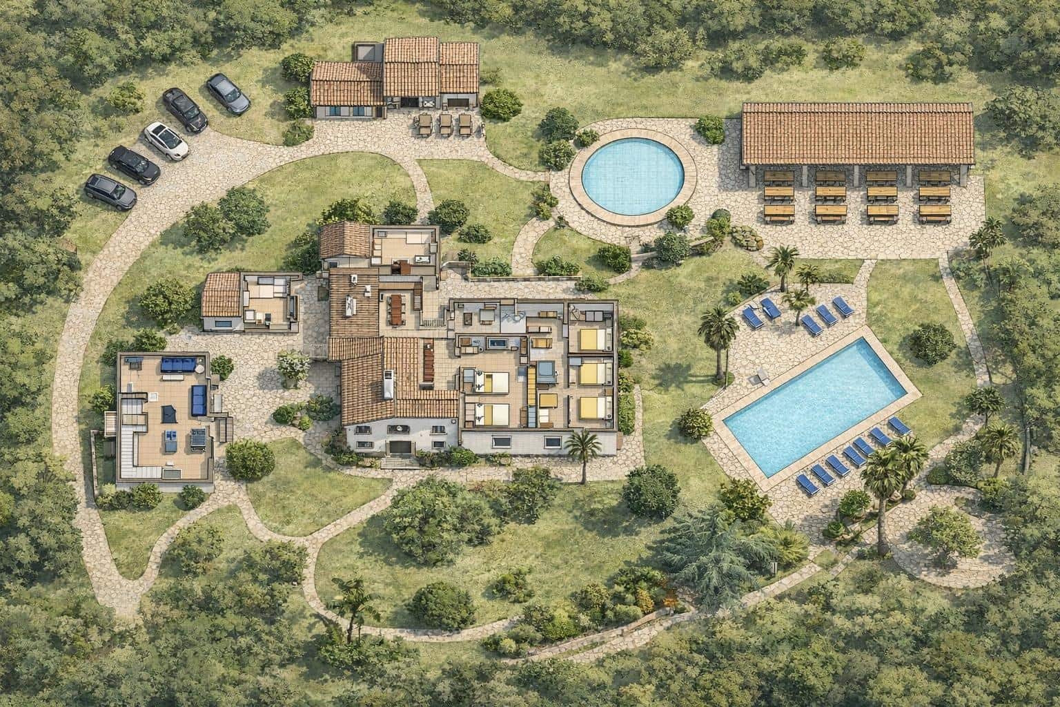 10 soveværelse Villa til salg i Riudarenes med swimmingpool - € 1.944.000 (Ref: 10163167)