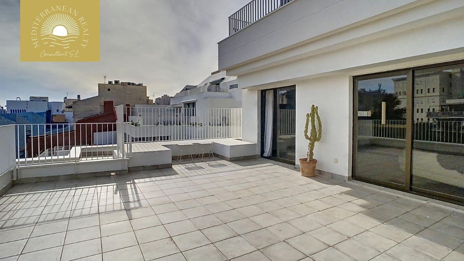 5 chambre Penthouse à vendre à Palma de Mallorca avec piscine - 1 290 000 € (Ref: 8633073)