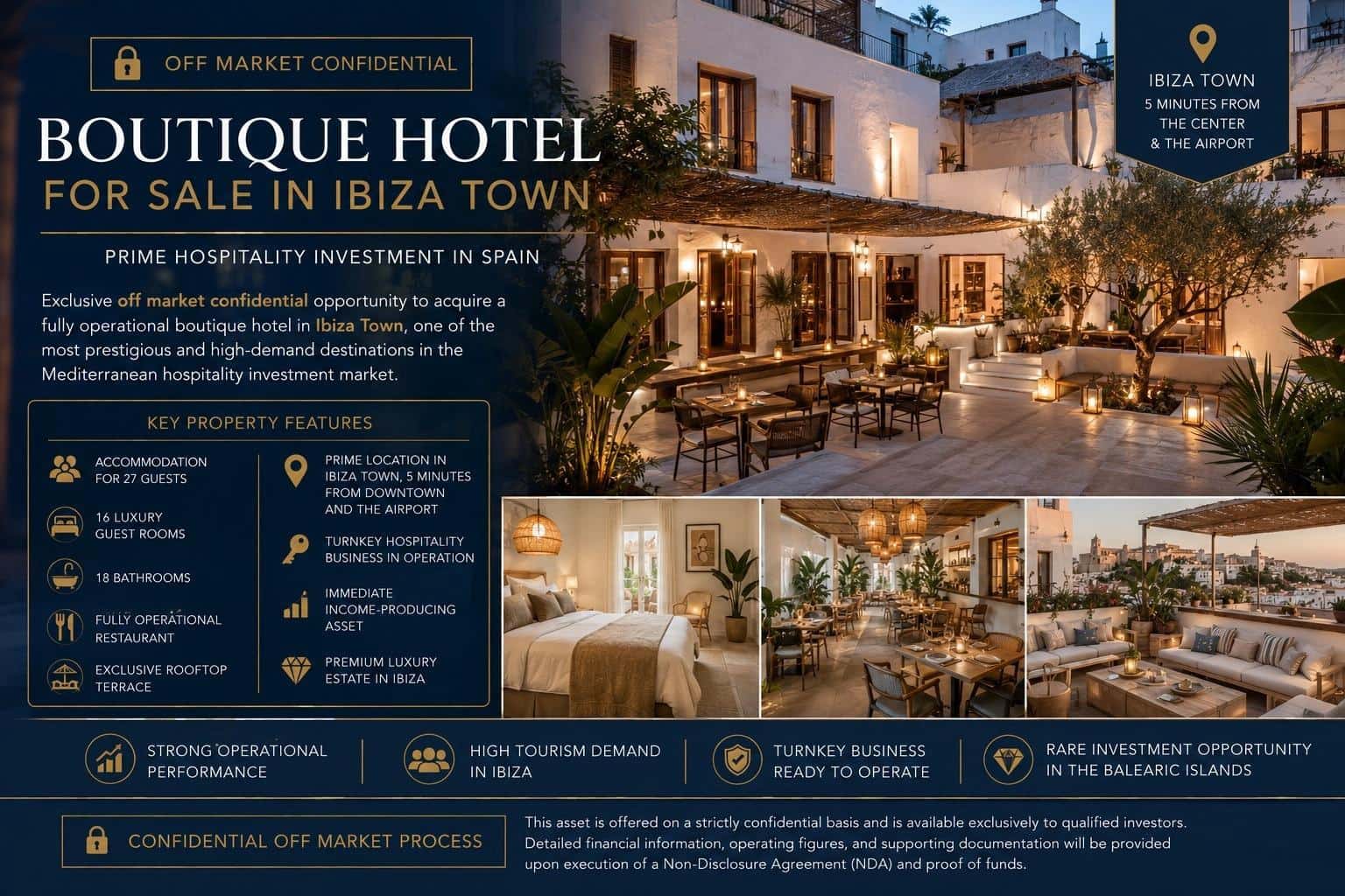 16 slaapkamer Hotel te koop in Ibiza dorp - € 2.950.000 (Ref: 9888112)