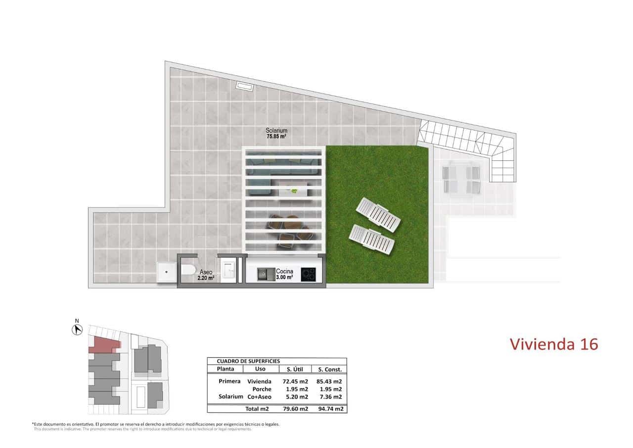 3 slaapkamer Bungalow te koop in Pilar de la Horadada met zwembad garage - € 339.900 (Ref: 10006090)