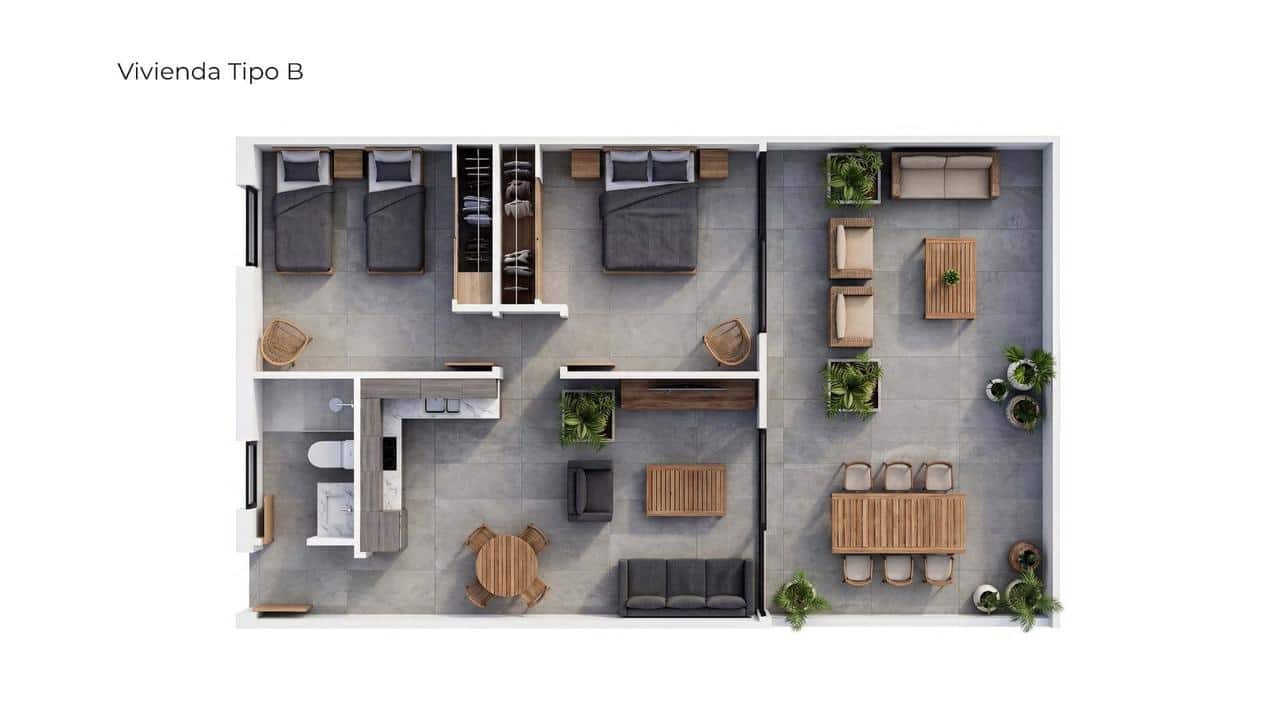 2 sovrum Lägenhet till salu i Vera med pool garage - 280 000 € (Ref: 10008110)