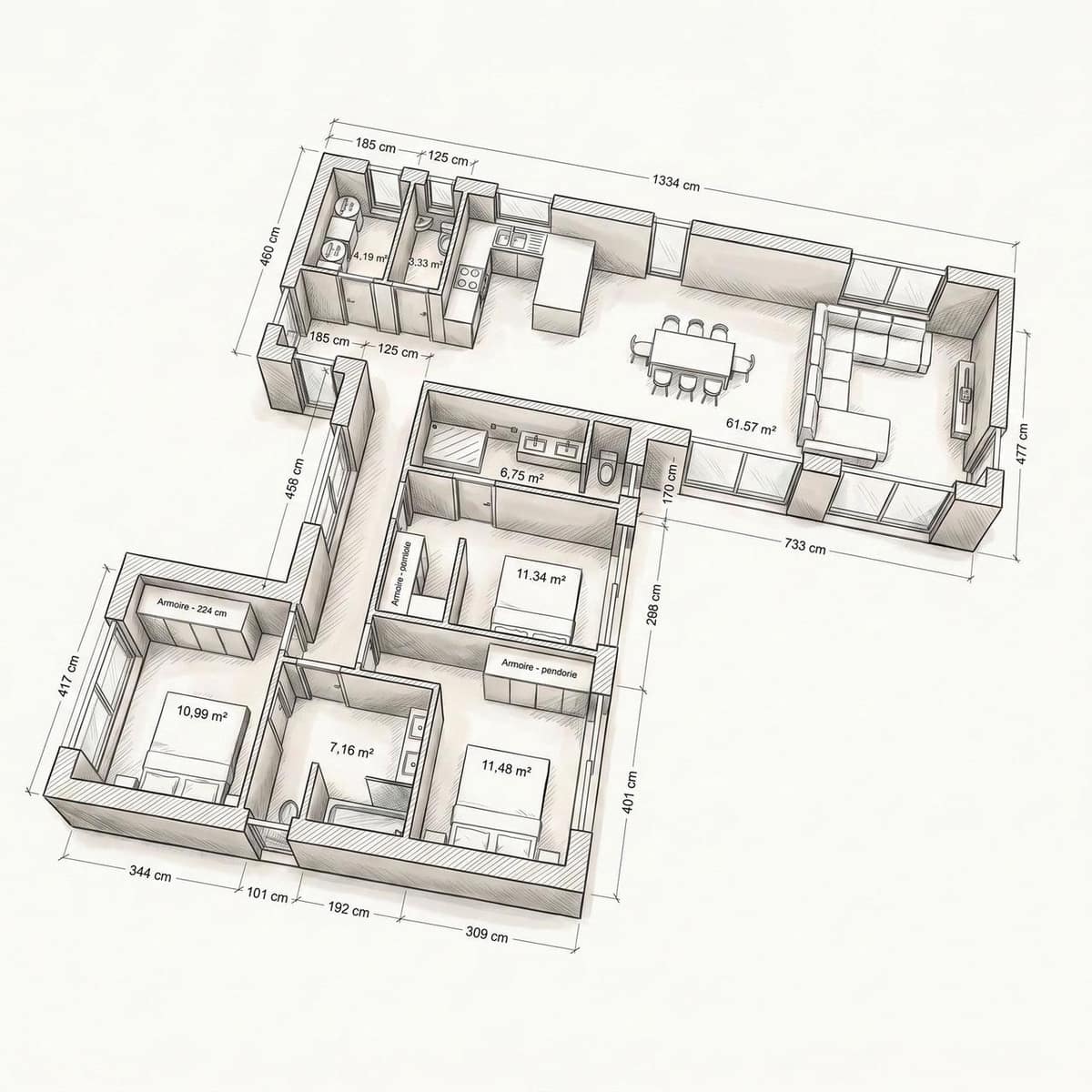 3 sovrum Villa till salu i Pinoso med pool garage - 434 950 € (Ref: 10018062)