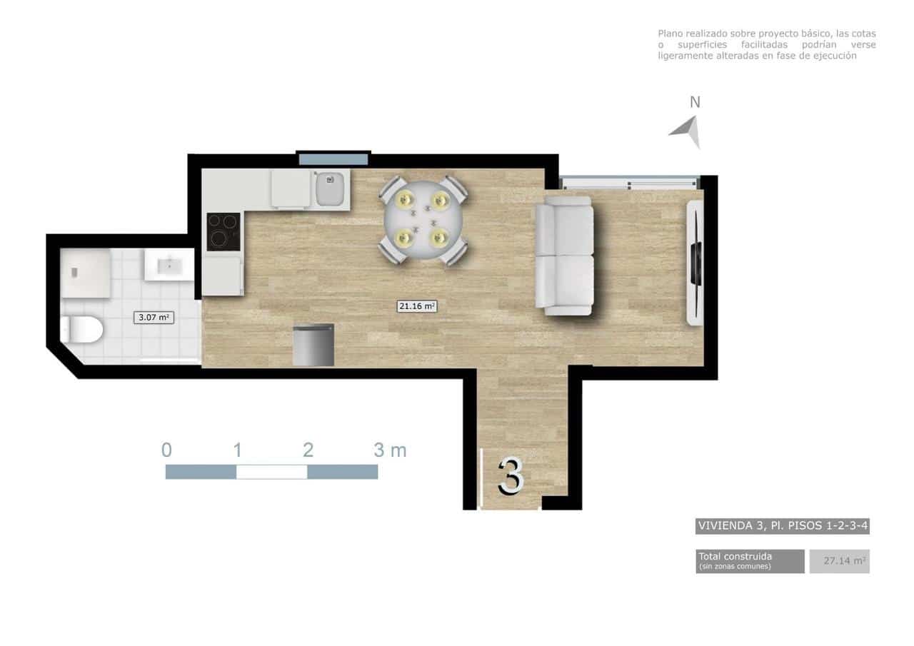 Lejlighed til salg i Torrevieja med swimmingpool garage - € 116.000 (Ref: 10018326)