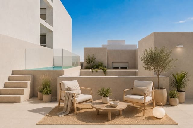 Apartamento de 2 habitaciones en Parque Acuático - Sector 25, Torrevieja en venta con piscina - 259.000 € (Ref: 10024687)