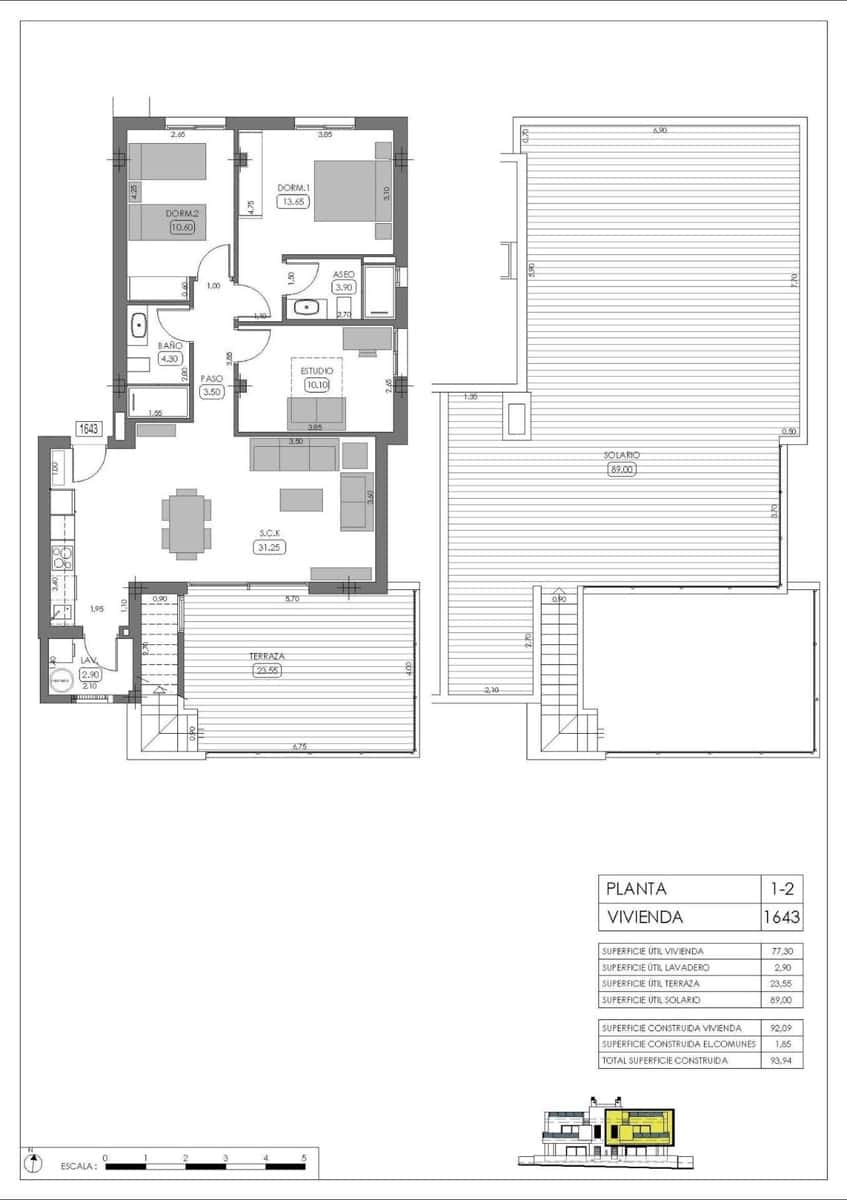 3 chambre Bungalow à vendre à Algorfa avec piscine garage - 365 000 € (Ref: 10041435)