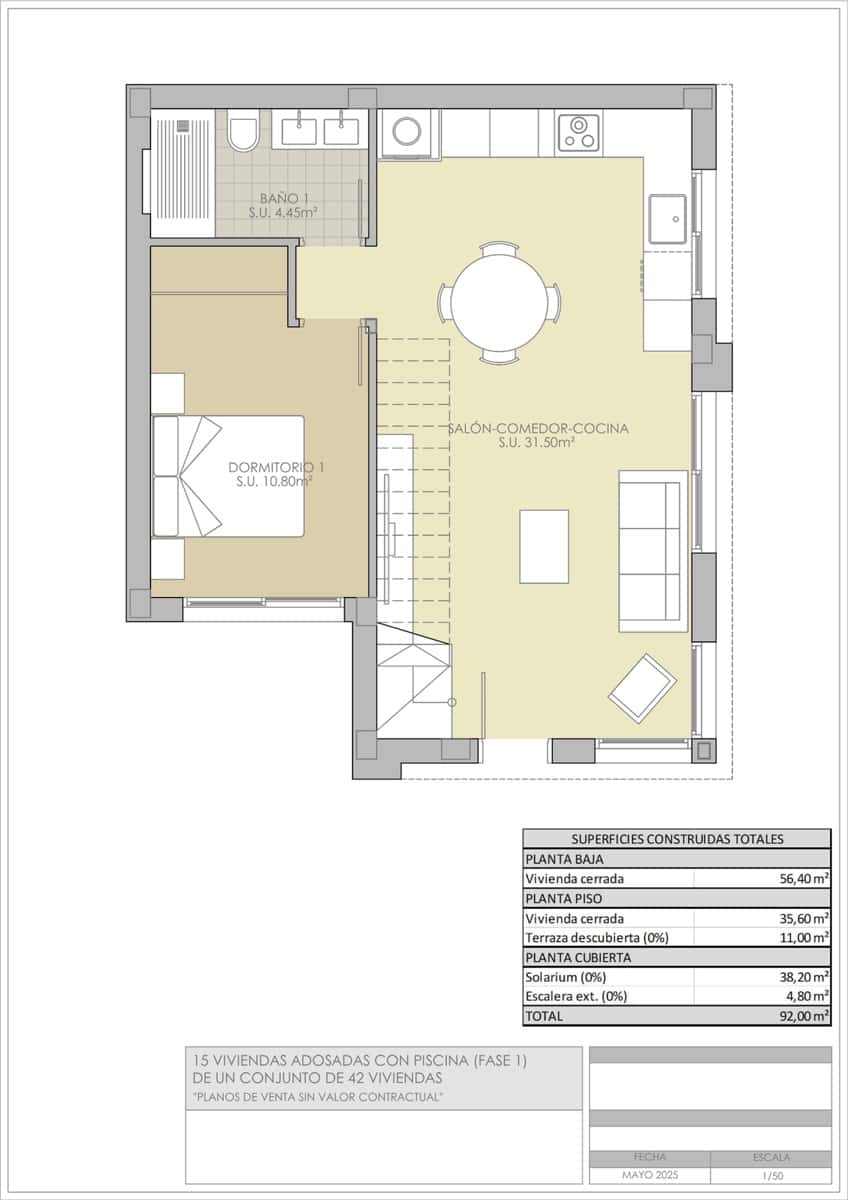 3 sovrum Villa till salu i Villamartin med pool garage - 356 900 € (Ref: 10072988)