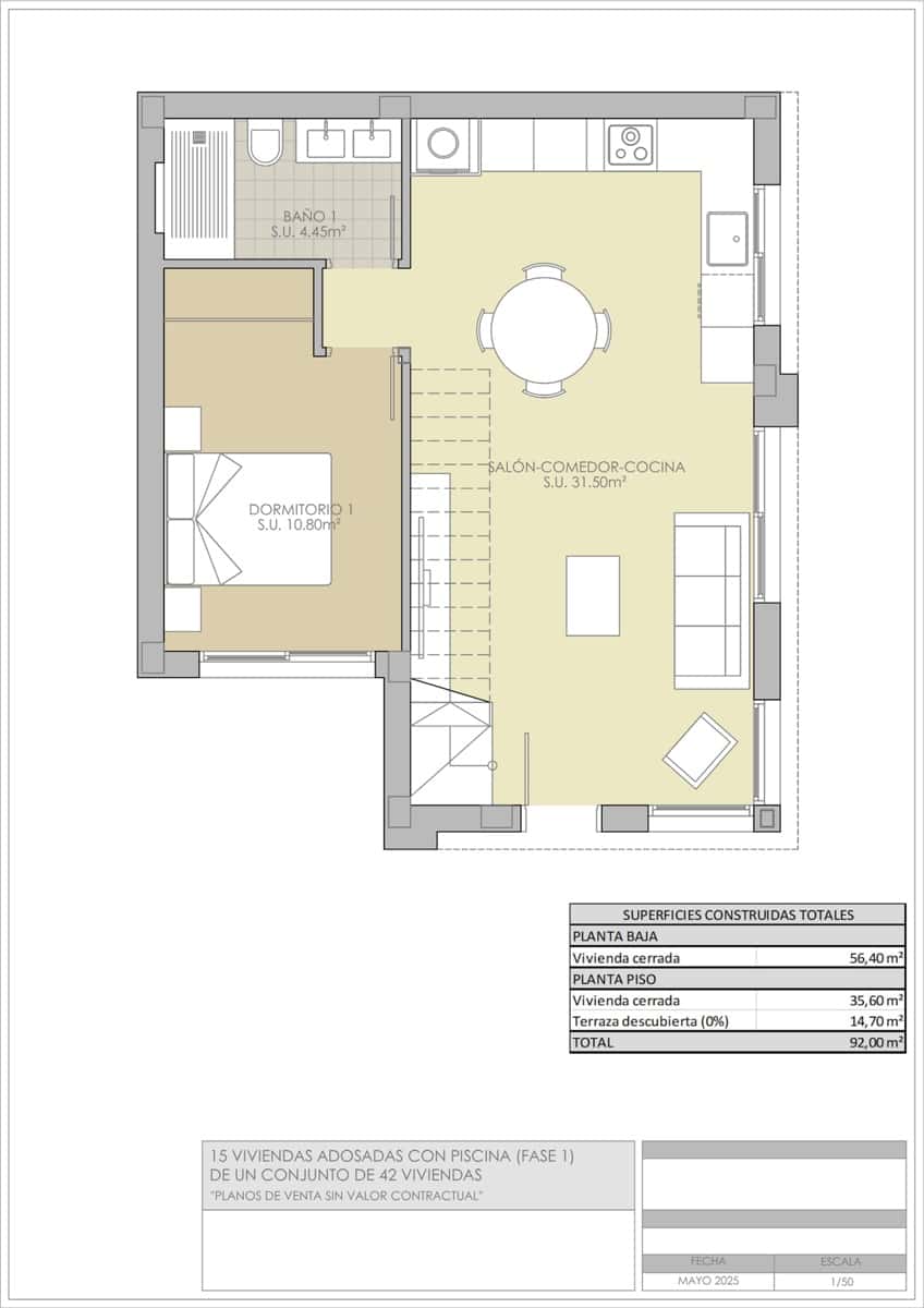 3 sovrum Villa till salu i Villamartin med pool garage - 356 900 € (Ref: 10072988)
