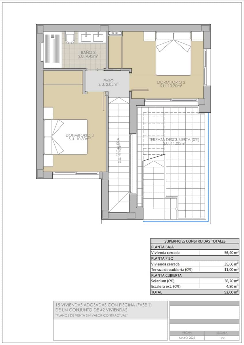 3 sovrum Villa till salu i Villamartin med pool garage - 356 900 € (Ref: 10072988)