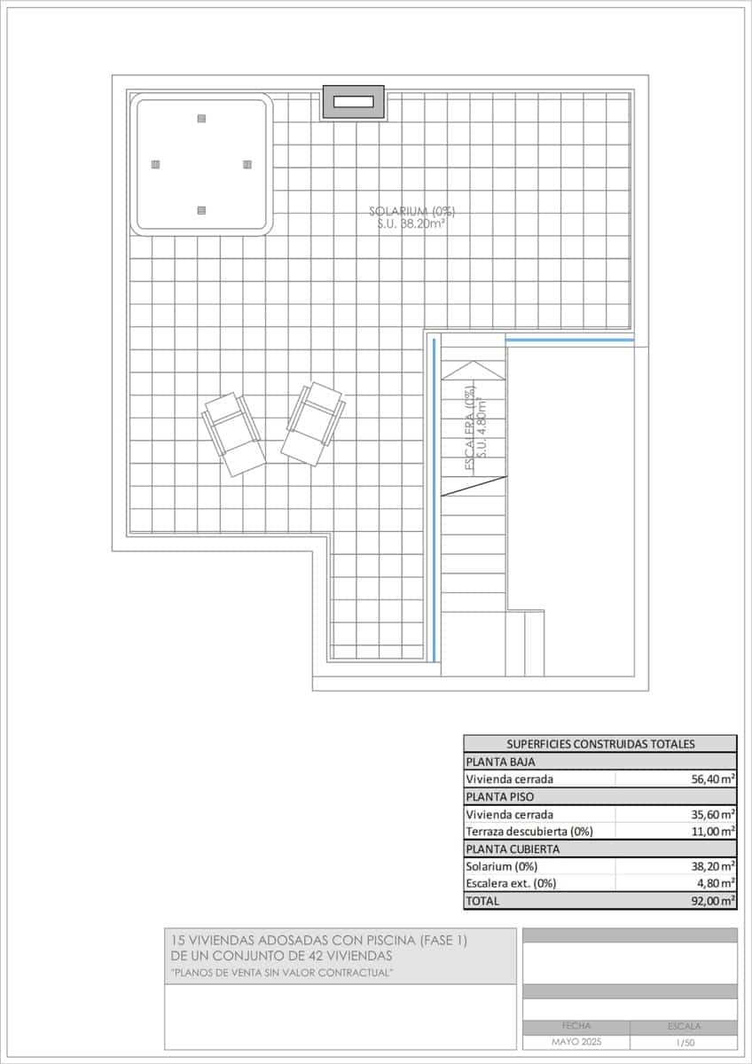 3 sovrum Villa till salu i Villamartin med pool garage - 356 900 € (Ref: 10072988)