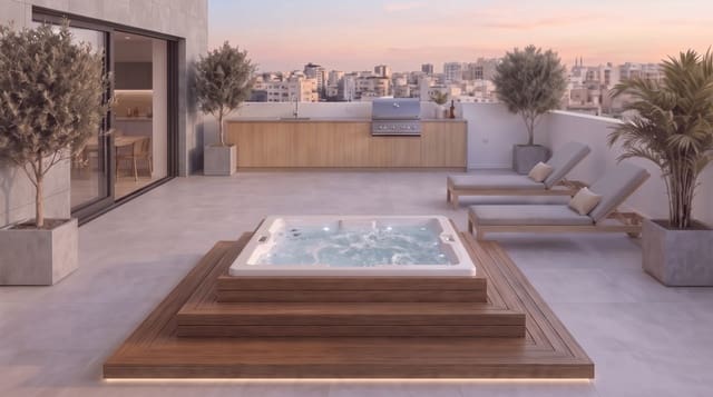 2 soverom Penthouse til salgs i Puerto Deportivo, Torrevieja med svømmebasseng - € 360 000 (Ref: 10073202)