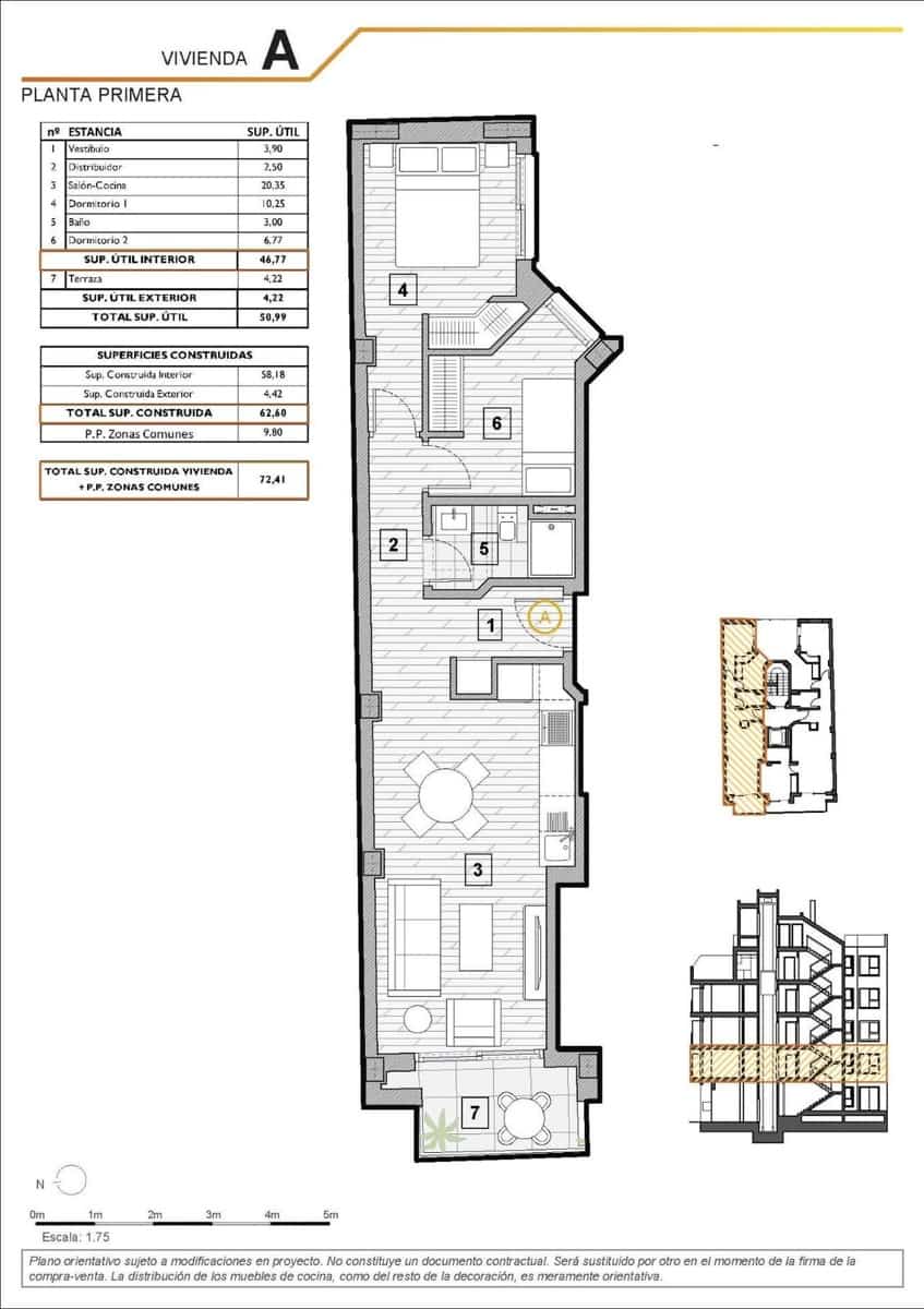 2 soveværelse Lejlighed til salg i Guardamar del Segura med swimmingpool - € 240.000 (Ref: 10115431)