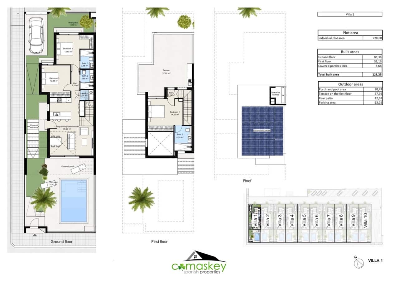 3 Zimmer Villa zu verkaufen in Los Nietos mit Pool Garage - 374.900 € (Ref: 10117074)