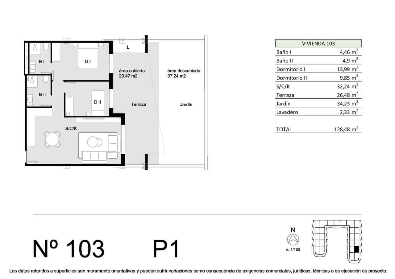 2 slaapkamer Appartement te koop in San Miguel de Salinas met zwembad garage - € 219.900 (Ref: 10124439)