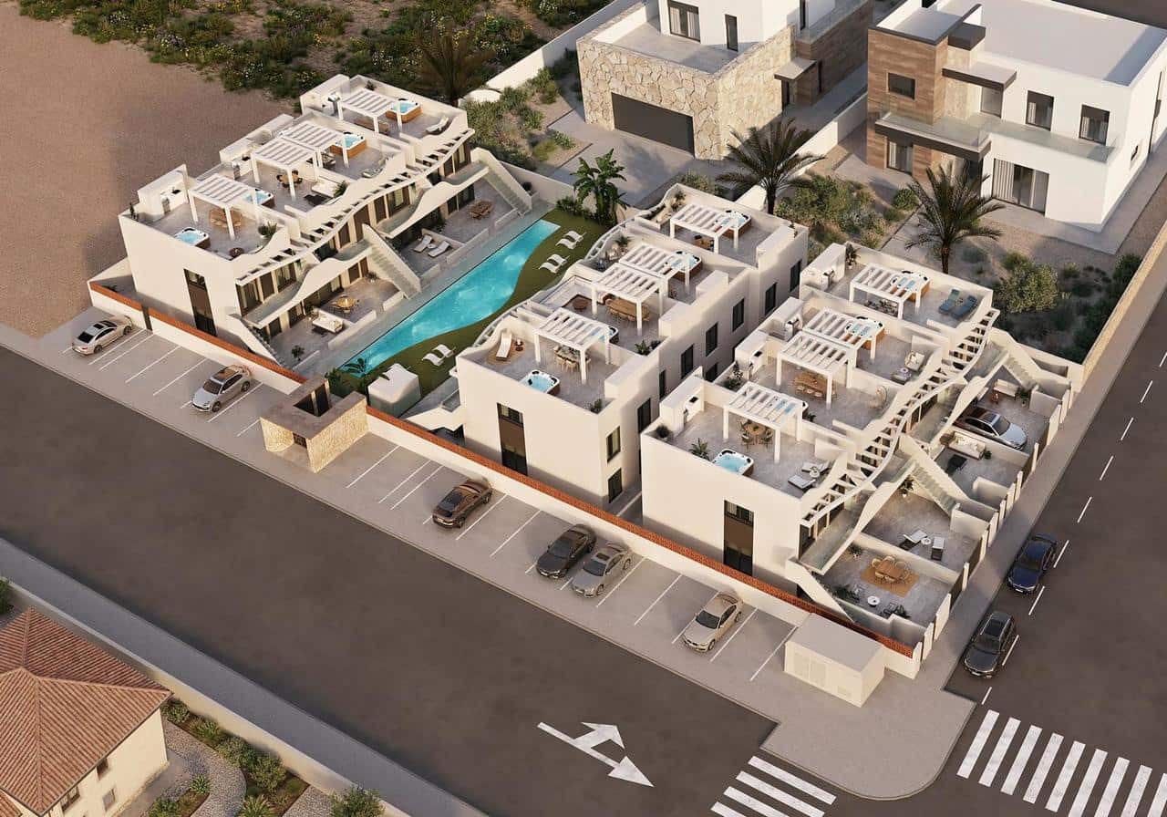 3 sypialnia Bungalow na sprzedaż w Pilar de la Horadada z basenem garażem - 320 000 € (Ref: 10182071)