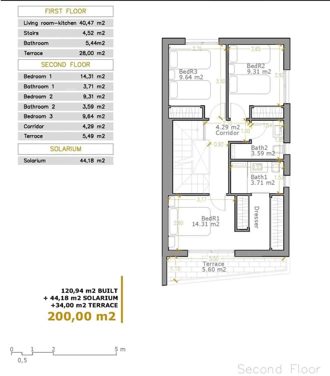 3 sypialnia Willa na sprzedaż w Orihuela Costa z basenem garażem - 499 900 € (Ref: 6965372)