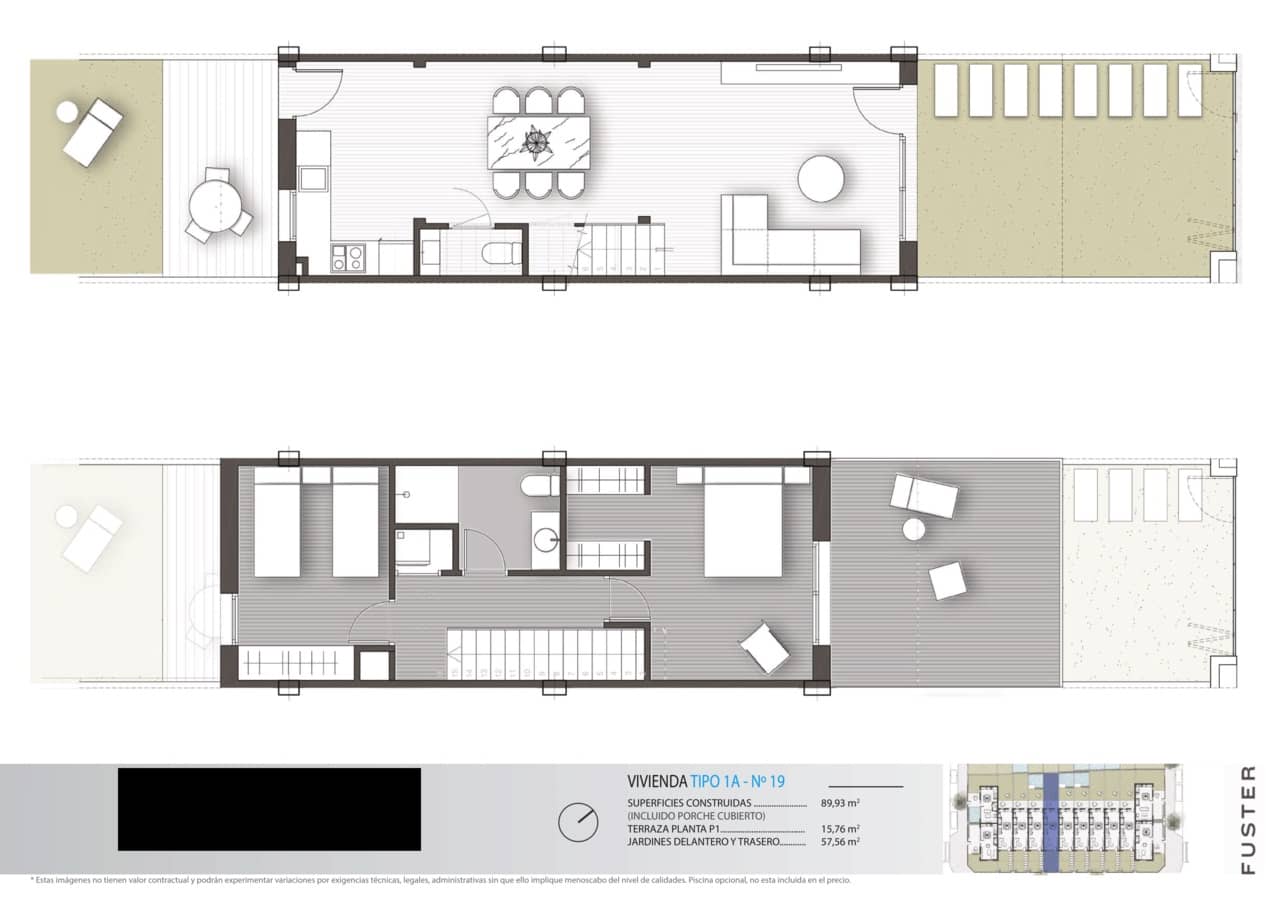 Casa de 3 habitaciones en Pilar de la Horadada en venta con piscina - 247.500 € (Ref: 7358670)