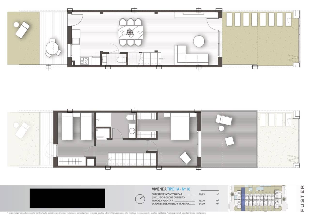 Casa de 3 habitaciones en Pilar de la Horadada en venta con piscina - 247.500 € (Ref: 7358670)