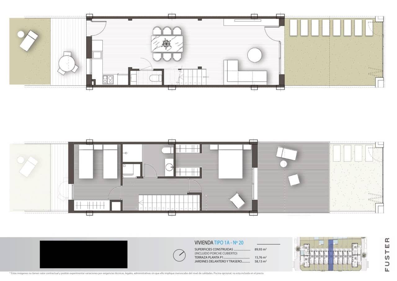 Casa de 3 habitaciones en Pilar de la Horadada en venta con piscina - 247.500 € (Ref: 7358670)