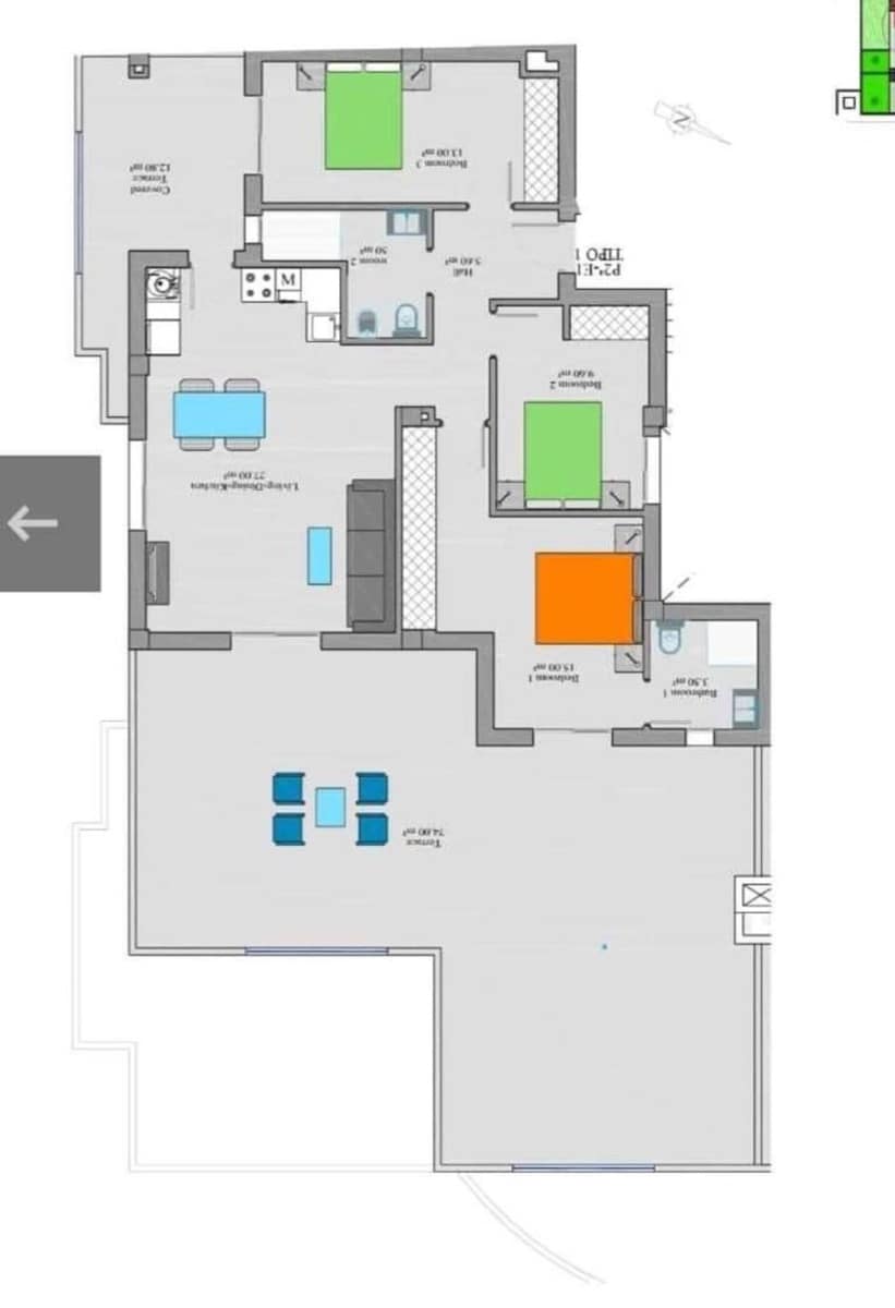 3 quarto Apartamento para venda em Villamartin com piscina - 309 950 € (Ref: 8045953)