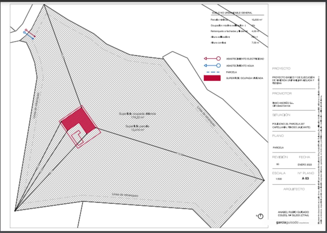 3 soverom Villa til salgs i Pinoso med svømmebasseng - € 320 000 (Ref: 8206126)