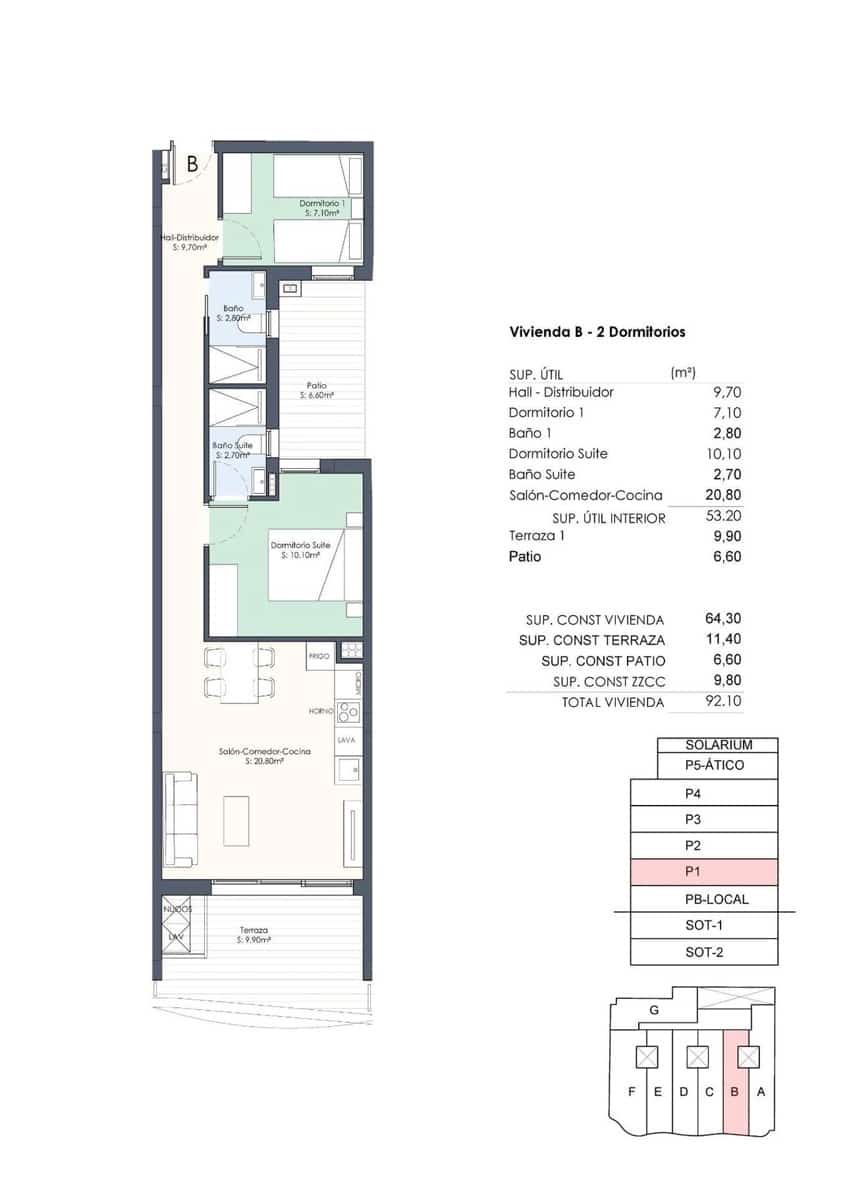 2 sypialnia Apartament na sprzedaż w Torrevieja z basenem - 319 000 € (Ref: 8206212)