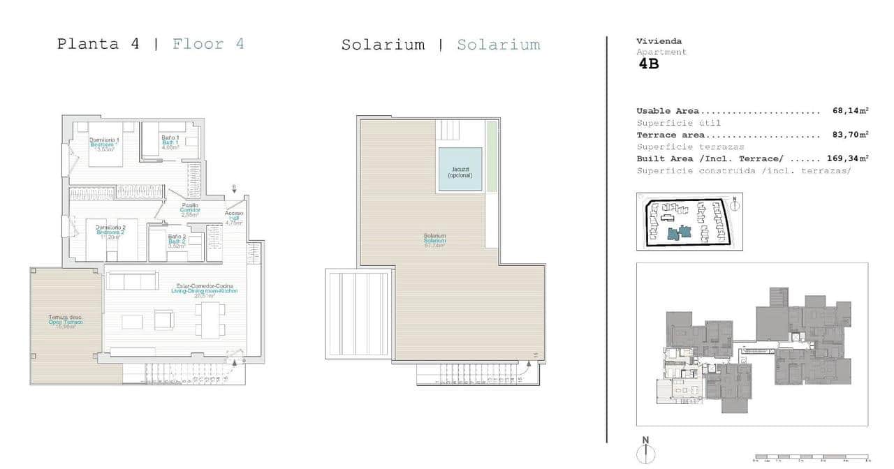 2 quarto Penthouse para venda em El Vergel / Verger com piscina - 423 500 € (Ref: 8206225)