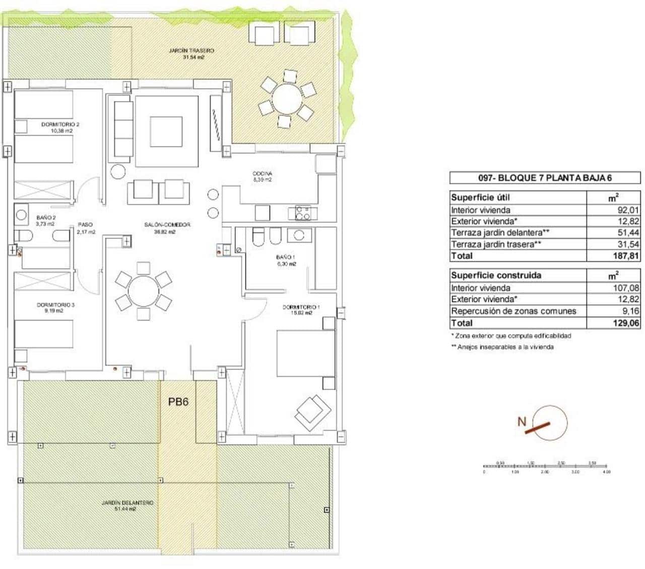 3 bedroom Apartment for sale in Vera with pool - € 352,000 (Ref: 8252060)