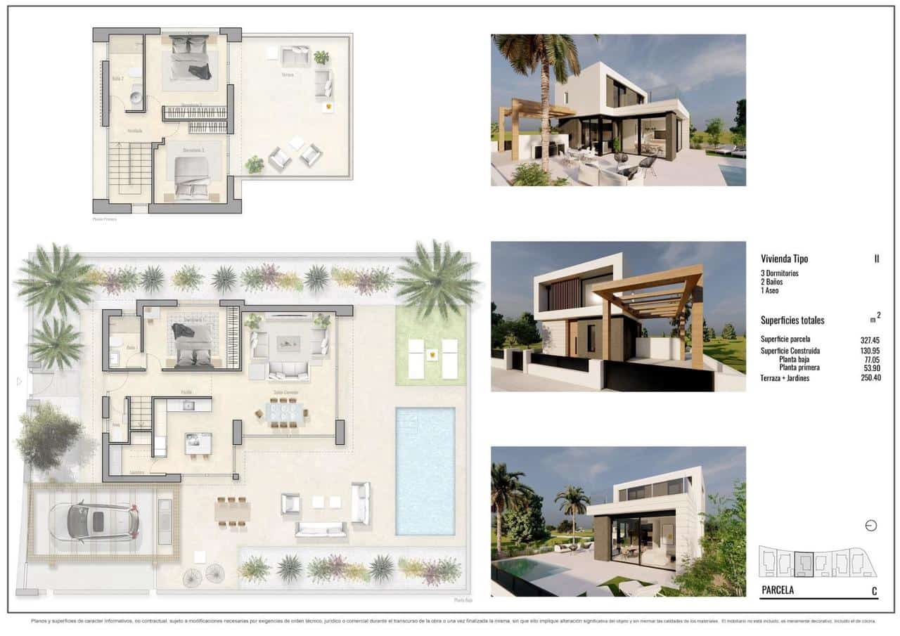3 chambre Villa/Maison à vendre à Pilar de la Horadada avec piscine - 594 000 € (Ref: 8300865)