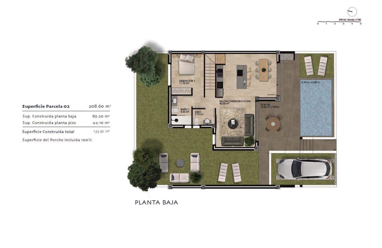 3 bedroom Villa for sale in Dolores with pool - € 439,000 (Ref: 8329055)