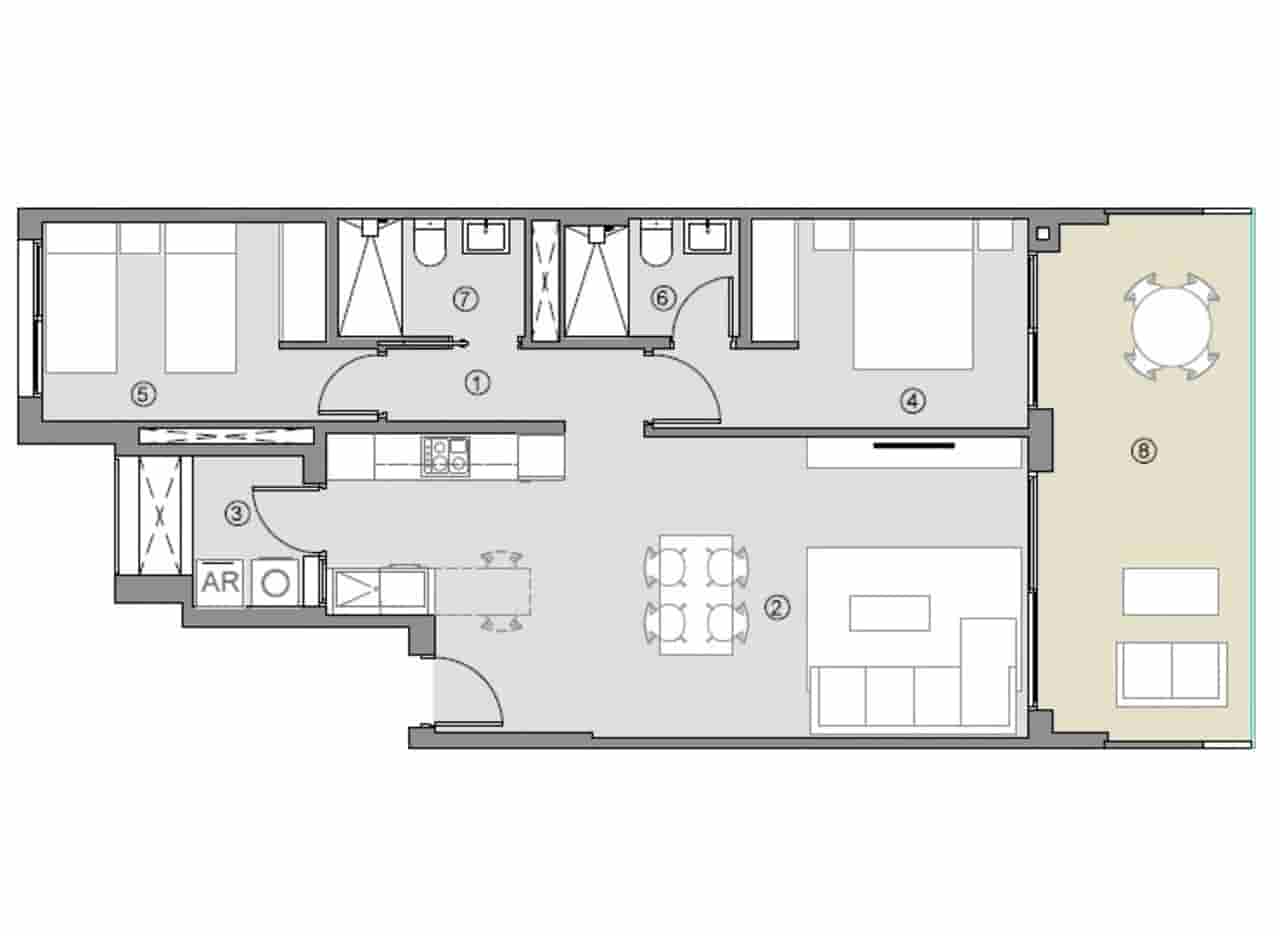2 bedroom Apartment for sale in Punta Prima with pool garage - € 324,000 (Ref: 8341863)