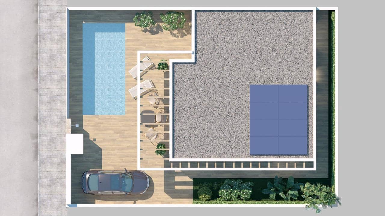 Chalet de 3 habitaciones en Ciudad Quesada en venta con piscina - 449.500 € (Ref: 8397073)