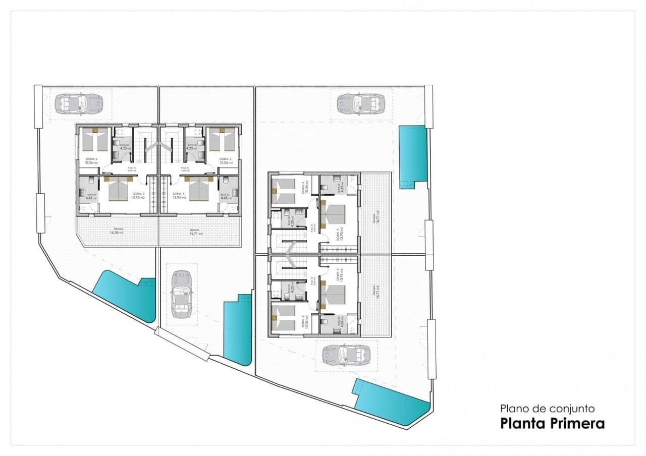 3 quarto Moradia para venda em Pilar de la Horadada com piscina - 425 000 € (Ref: 8415269)