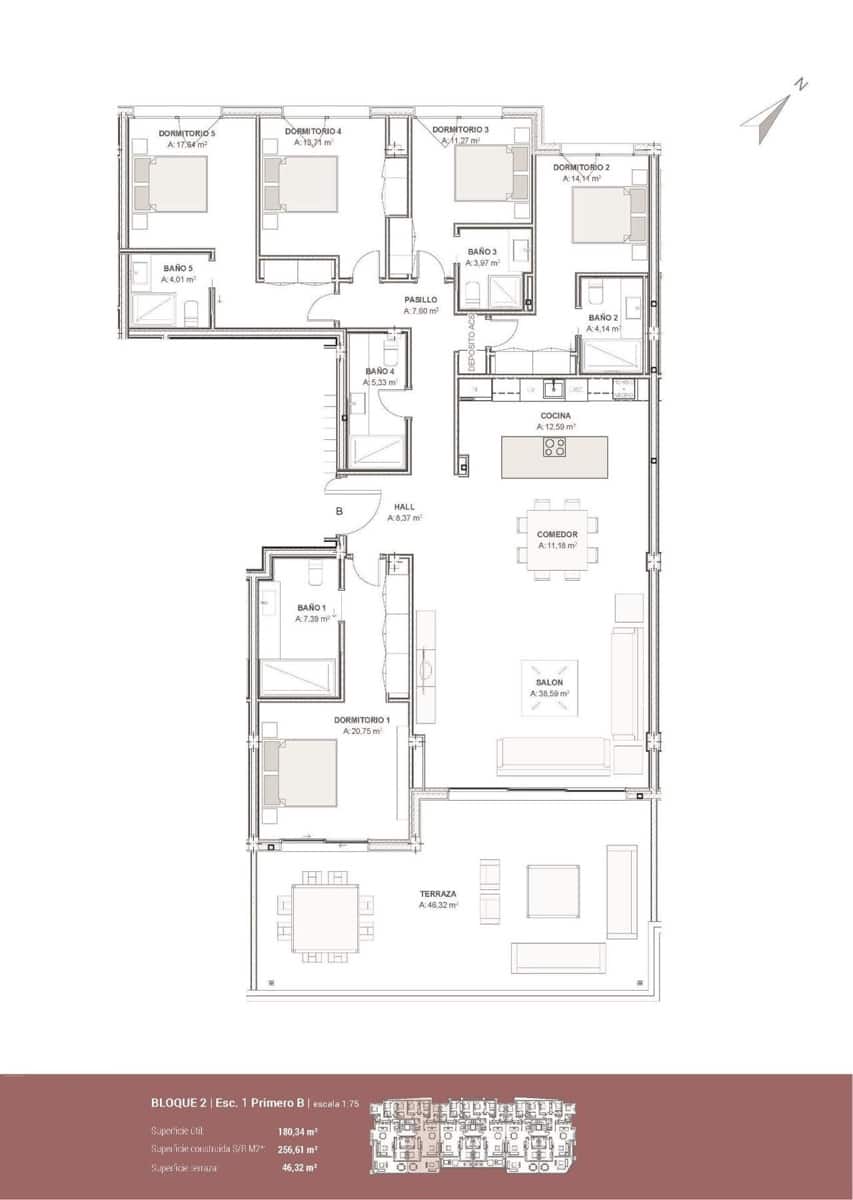 5 sypialnia Apartament na sprzedaż w New Golden Mile z basenem - 1 678 770 € (Ref: 8612913)
