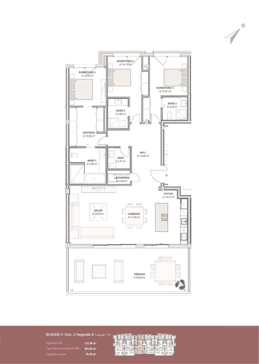 3 soveværelse Penthouse til salg i New Golden Mile med swimmingpool - € 1.408.830 (Ref: 8612915)