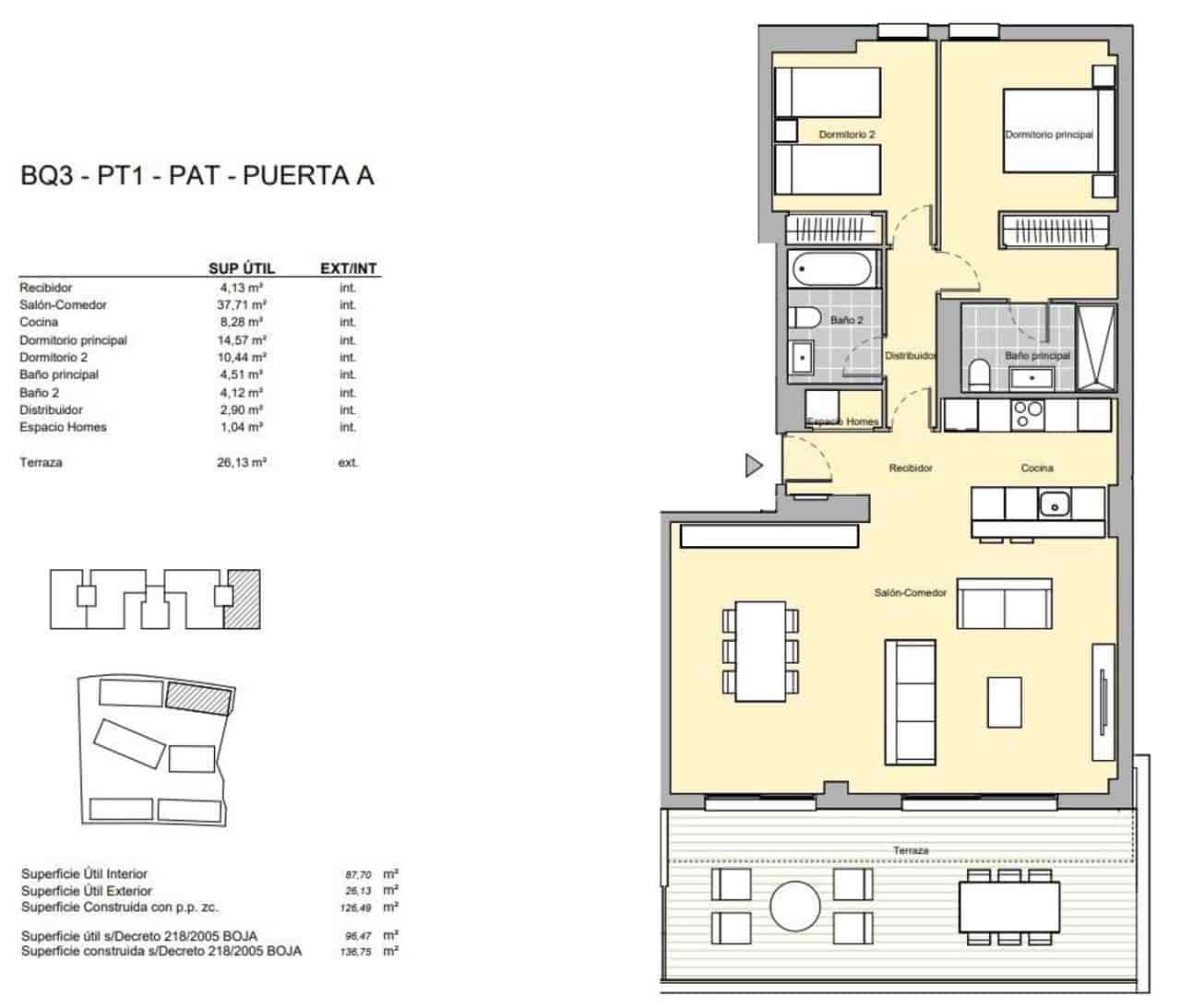 2 sovrum Takvåning till salu i Estepona med pool - 455 000 € (Ref: 8612916)