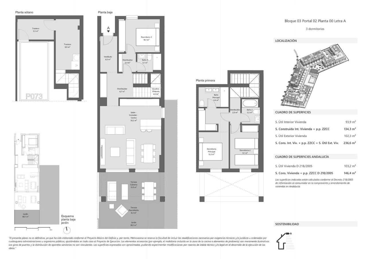 3 quarto Apartamento para venda em Cancelada com piscina - 494 900 € (Ref: 8612938)
