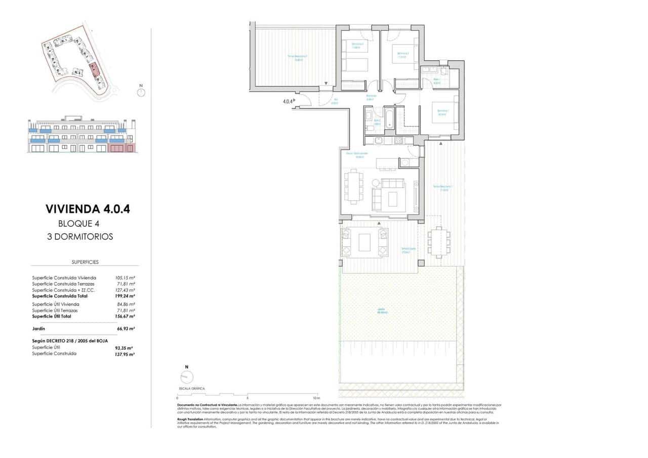 3 camera da letto Appartamento in vendita in Casares con piscina - 648.000 € (Rif: 8612956)